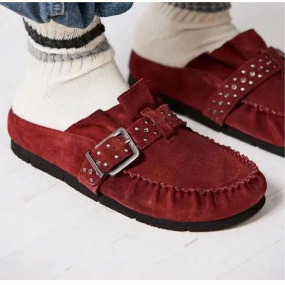 Free People Studded After Riding Mules Size 6 - Picture 1 of 5